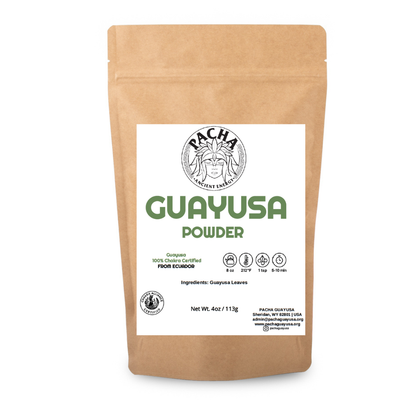 Pacha Guayusa Powder, 4oz pouch