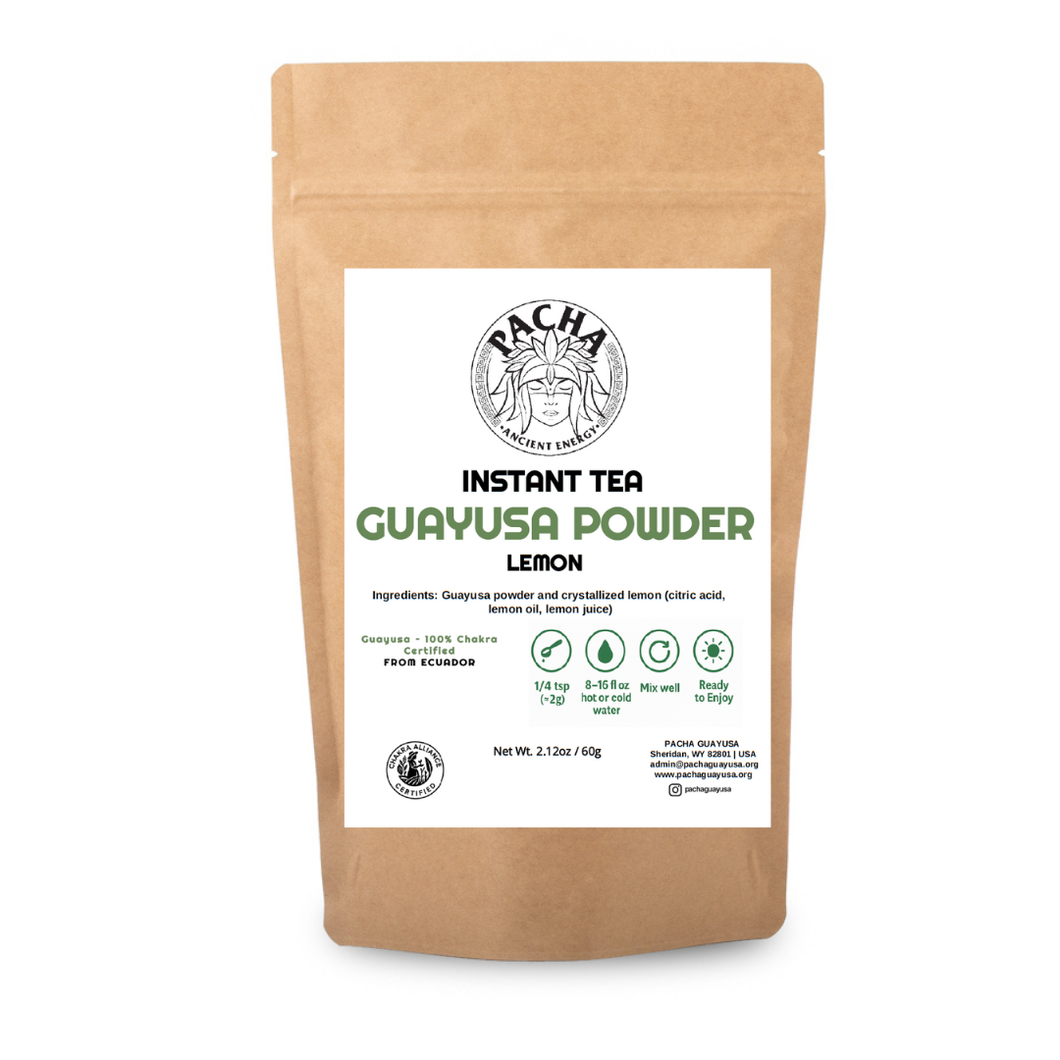 Instant Guayusa Lemon
